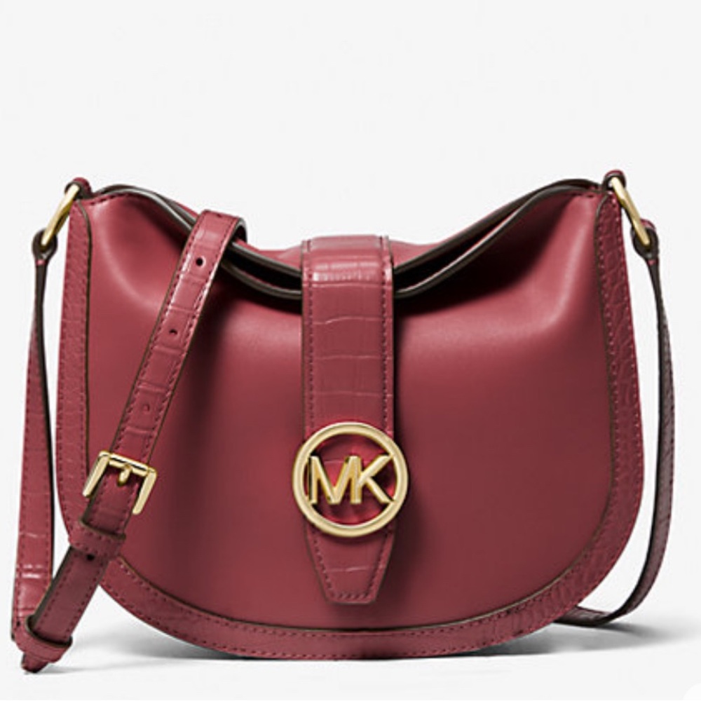 Michael Kors Wine Red Crossbody Bag